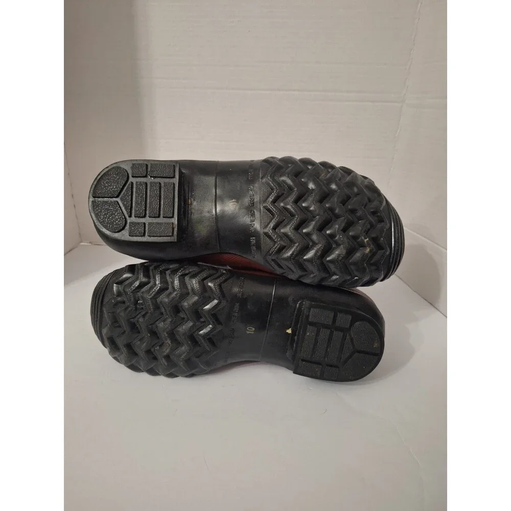 Ranger Honeywell Rubber Insulated Steel Toe Work Boots Sz 10 Red ASTM F2413-11